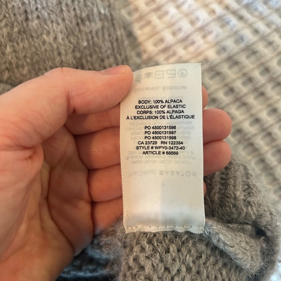 XXS Aritzia Day Off Turtleneck - Gray - Picture 5 of 6